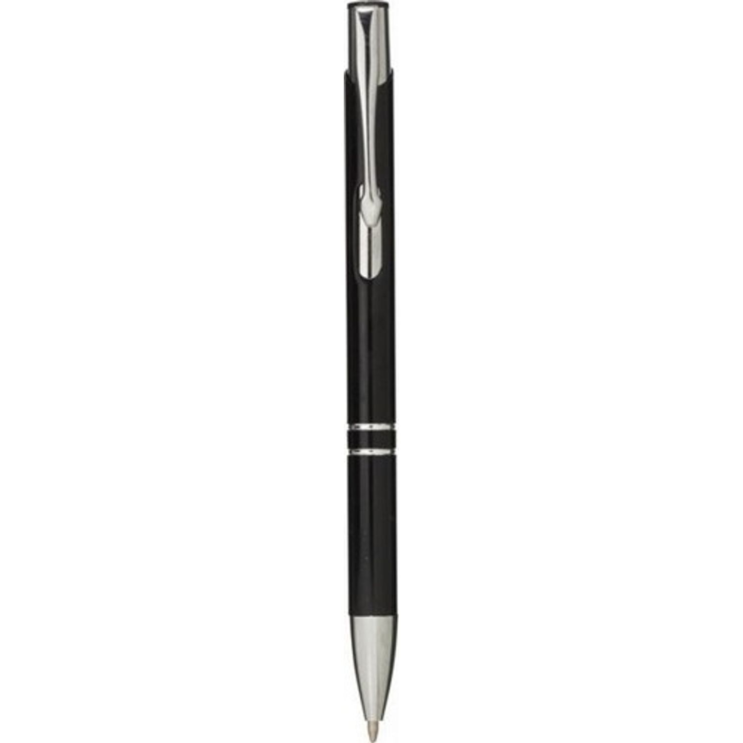 Bullet Moneta Aluminium Ballpoint Pen - Solid Black