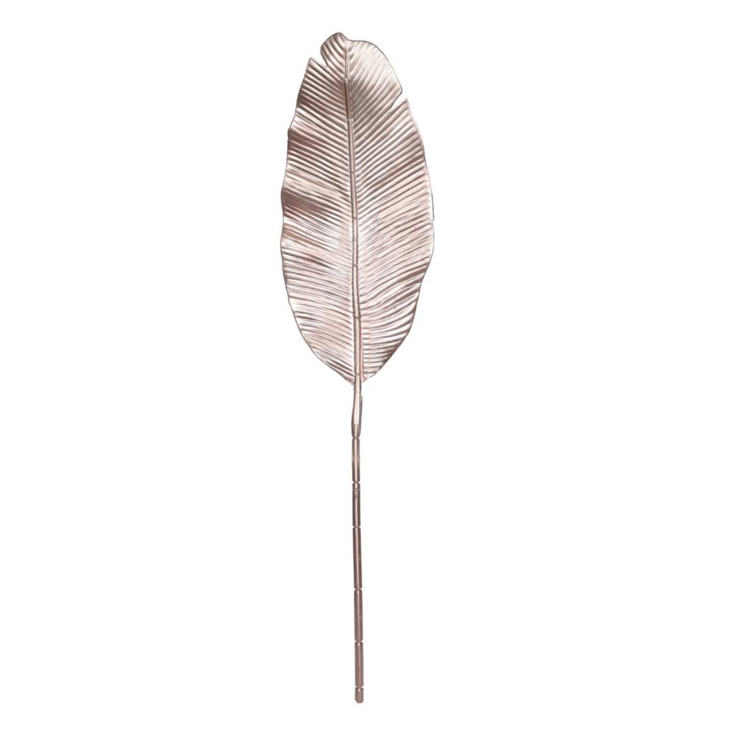 Kdmd Unisex Pink Metallic Leaf 2 Pack Stem - Image 2
