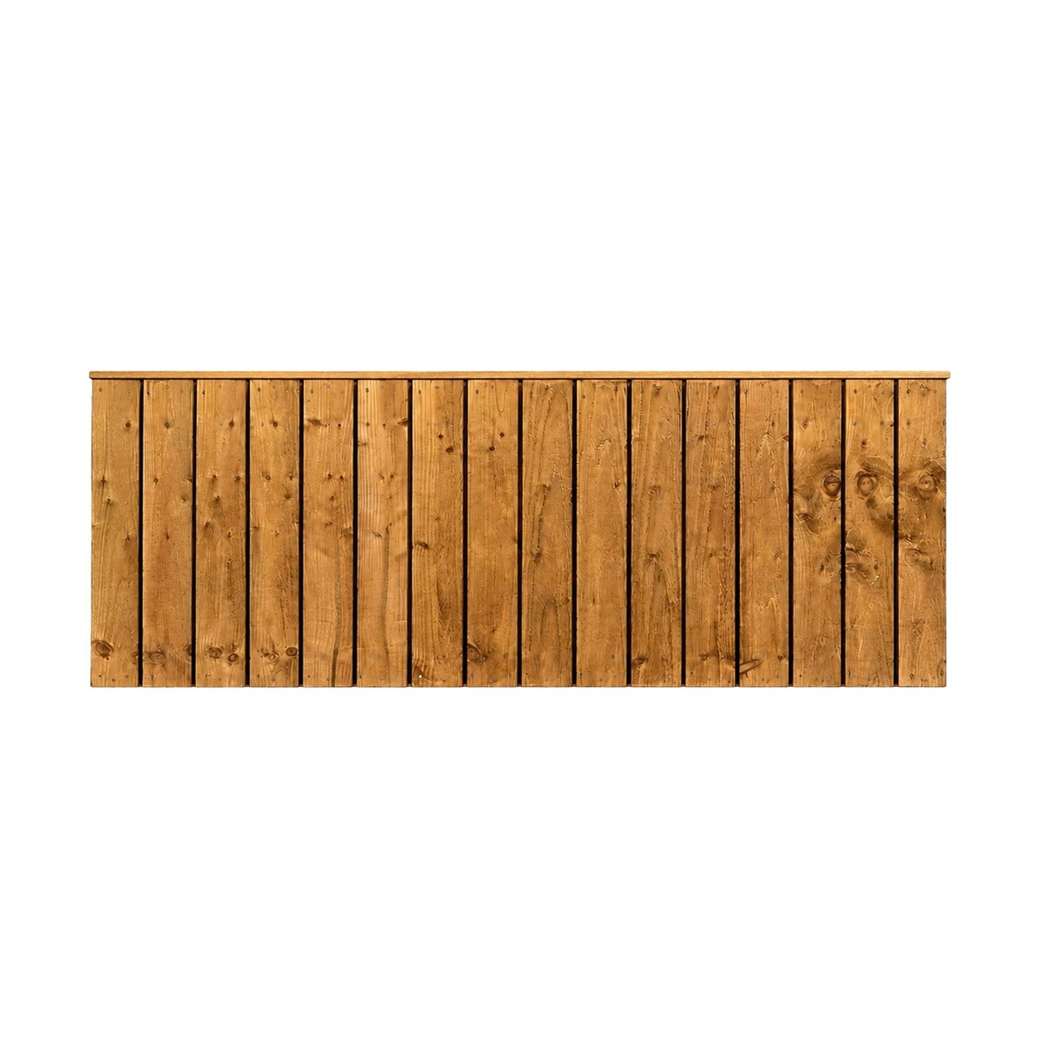 Snowdon Timber Treated Brown Feather Edge Fence Panel (W) 1828Mm (H) 600Mm - Brown