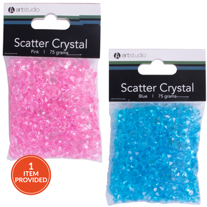 Pink or Blue Scatter Crystals