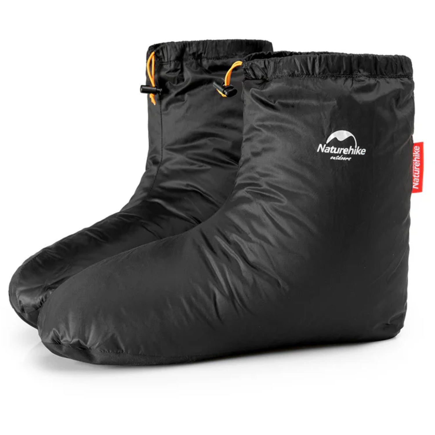 Naturehike White Goose Down Camp Booties - Black, Size L Eu 44-47 - Black