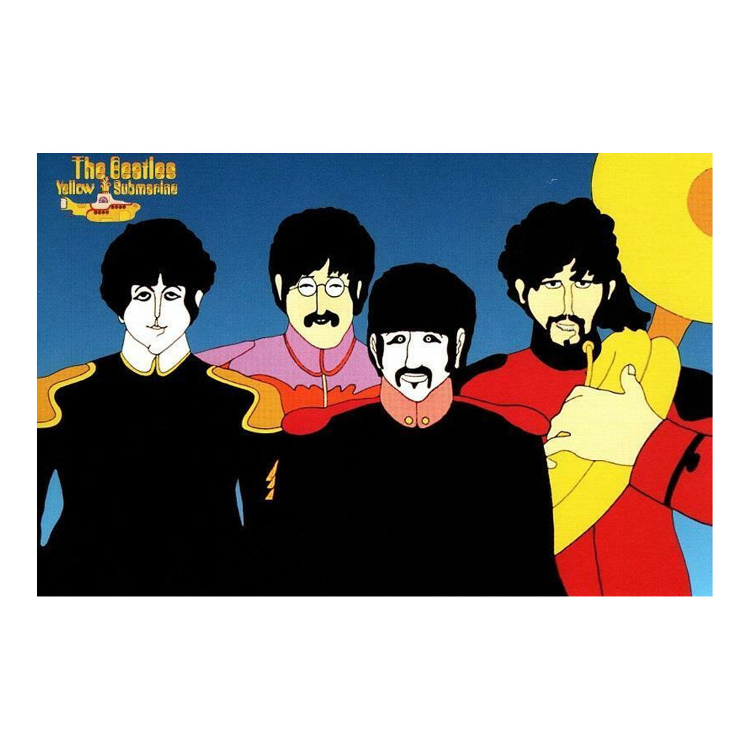 The Beatles Yellow Submarine Postcard