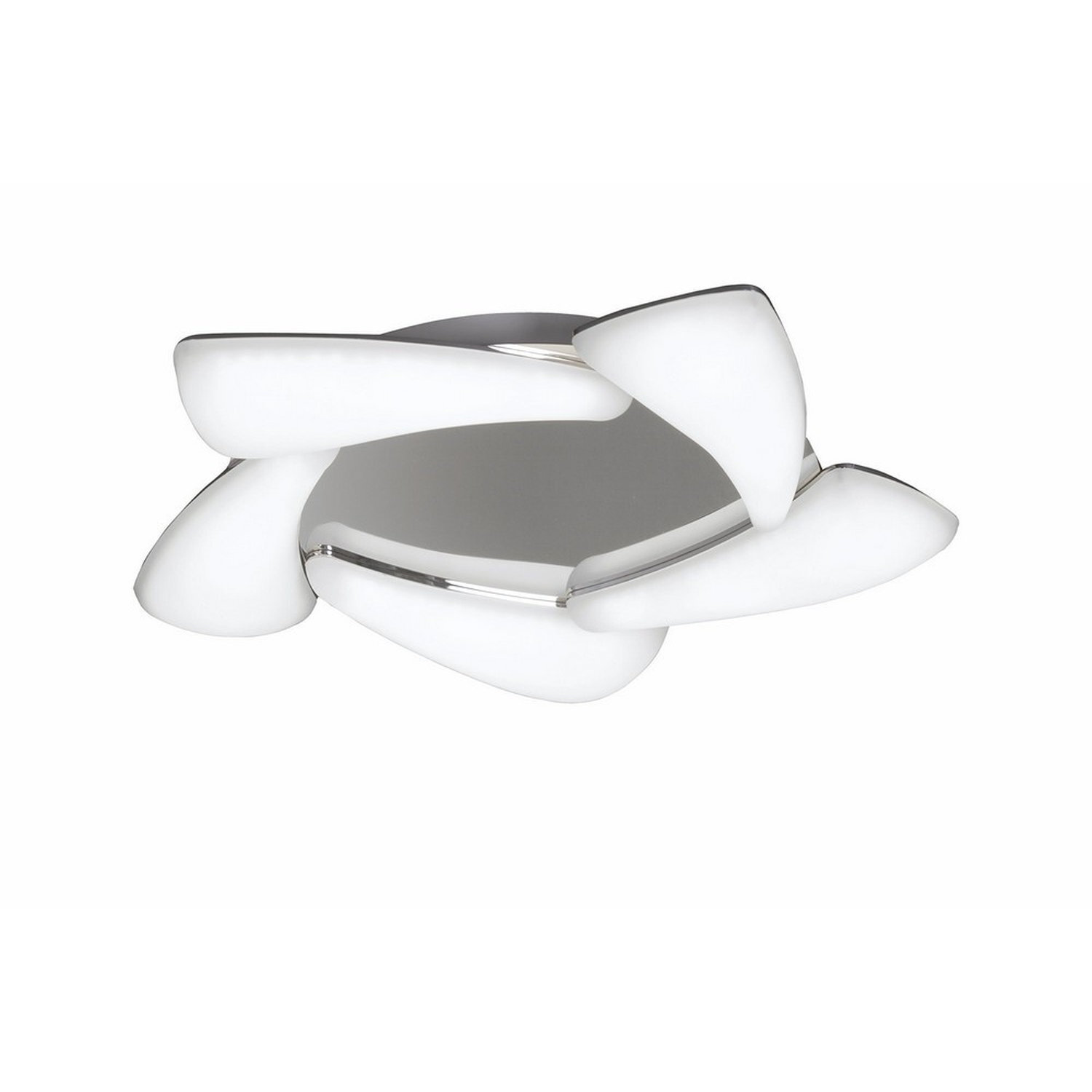 Inspired Lighting Mistral Ceiling Light Chrome