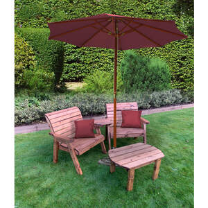Charles Taylor Grand Twin Companion Seats Angled with Coffee Table and Cushions