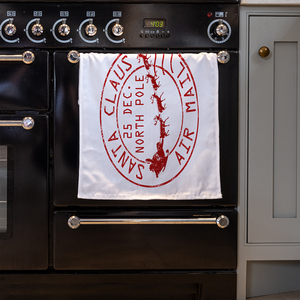 Santa Claus Air Mail Kitchen Towel