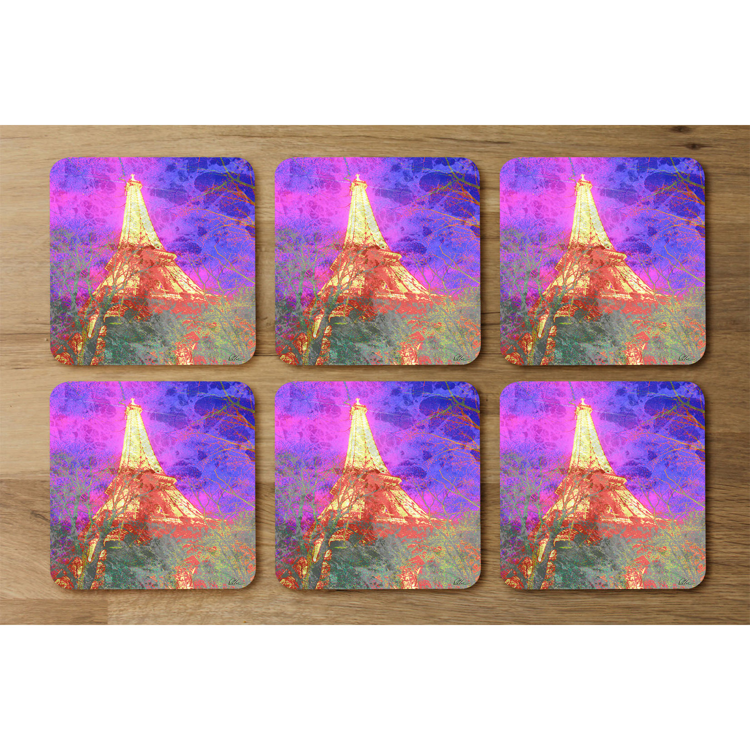 Pinky Tower Coaster - Purple