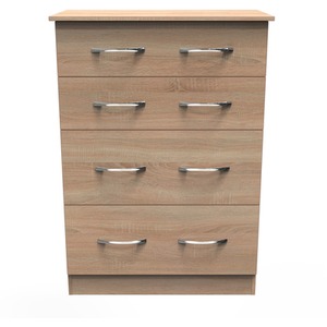 Avon Ready Assembled 4 Drawer Deep Chest
