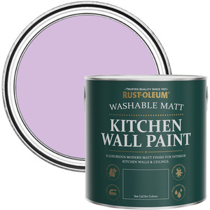 Rust-Oleum  Kitchen Wall Paint Matt  - Violet Macaroon 2.5L