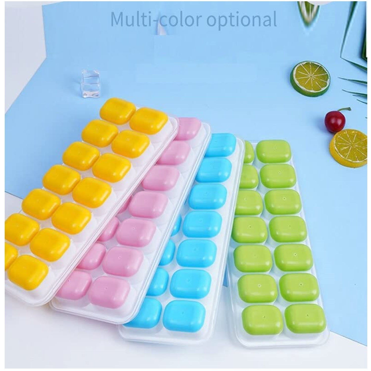 thumbnail image 2 of 2 Pack Ice Cube Trays, Silicone Sphere Whiskey Ice Ball Mould And Large... 2 of 11