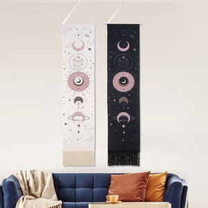 2 Bohemian Style Lunar Eclipse Tapestries