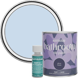 Rust-Oleum Bathroom Tile Paint in Gloss Finish - Blue Sky 750ml