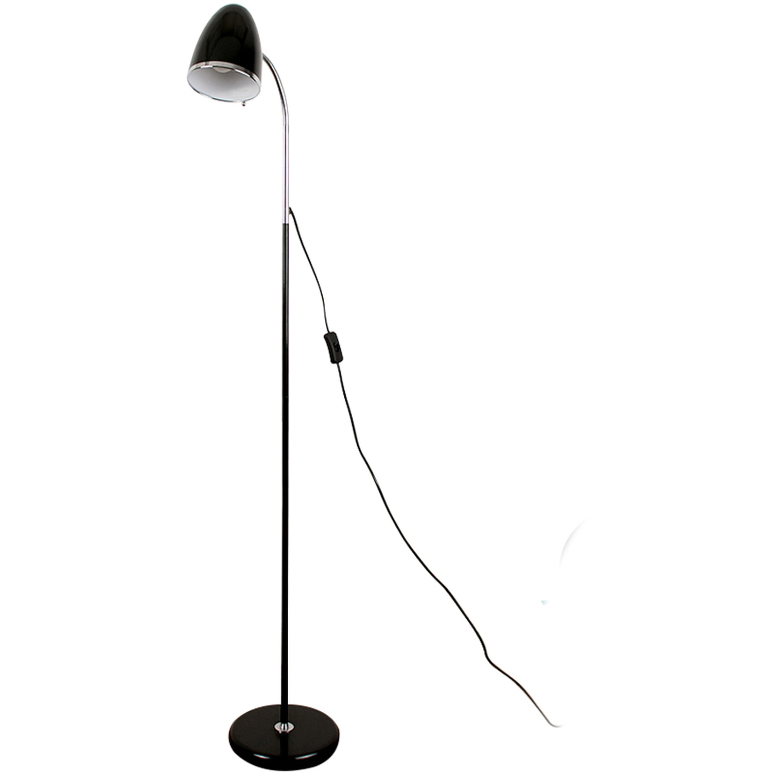 Image of Kuppel Flexi Neck Black Floor Lamp&hellip;