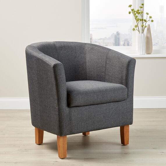 Home Source Bedford Small Padded Tub Chair