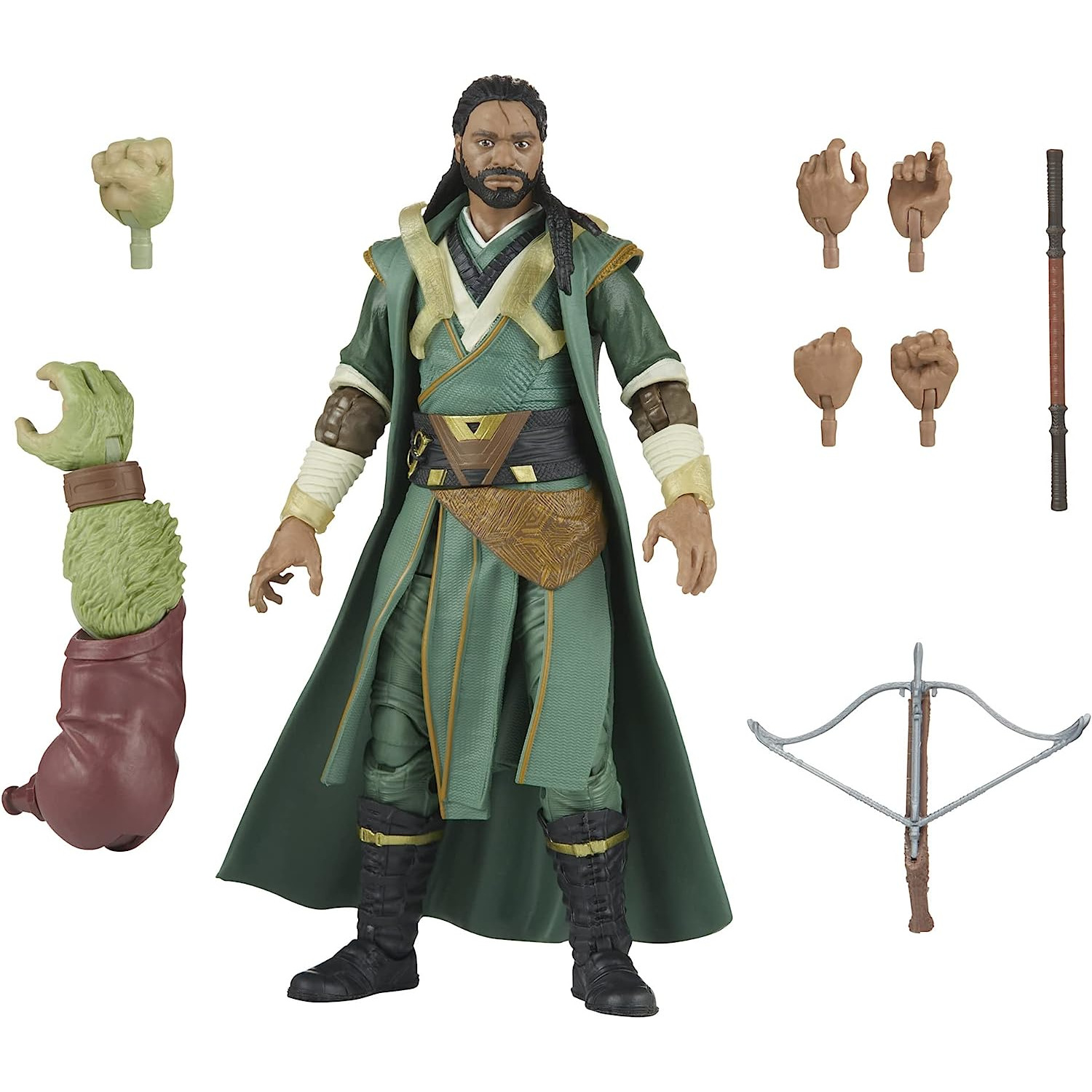 Image of Marvel Legends Series Doctor Strange Master Mordo Action Figure - Green