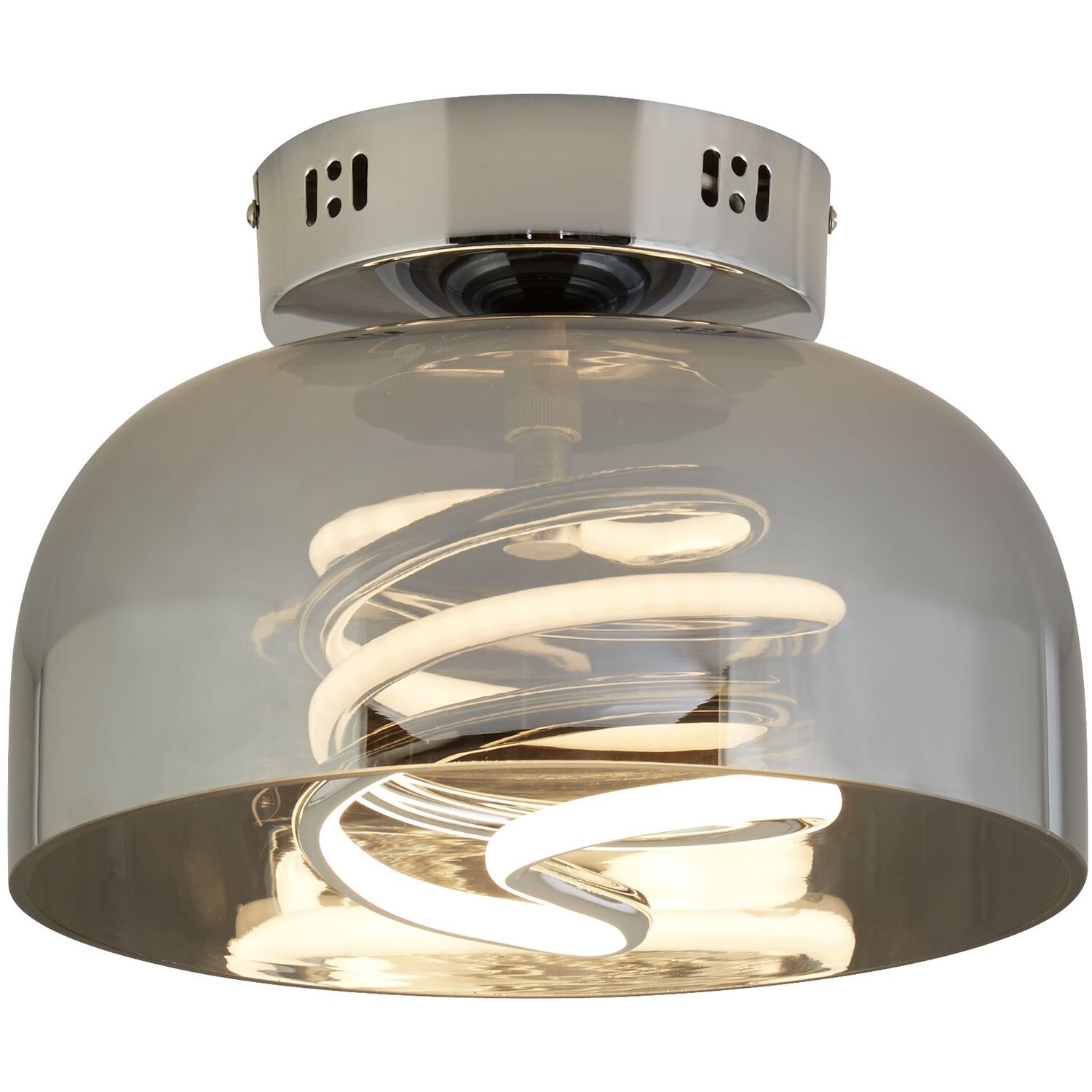 Lighting Collection - Smoke Grey LED Inner Ceiling Light  - Grey thumbnail