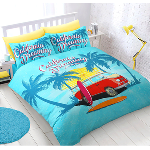 Fun California Dreaming Campervan Duvet Set