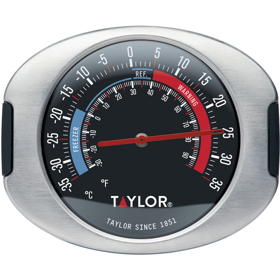 Taylor Pro Stainless Steel Fridge and Freezer Thermometer