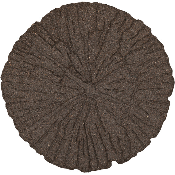 Eco-Friendly Garden Cracked Log Stepping Stones