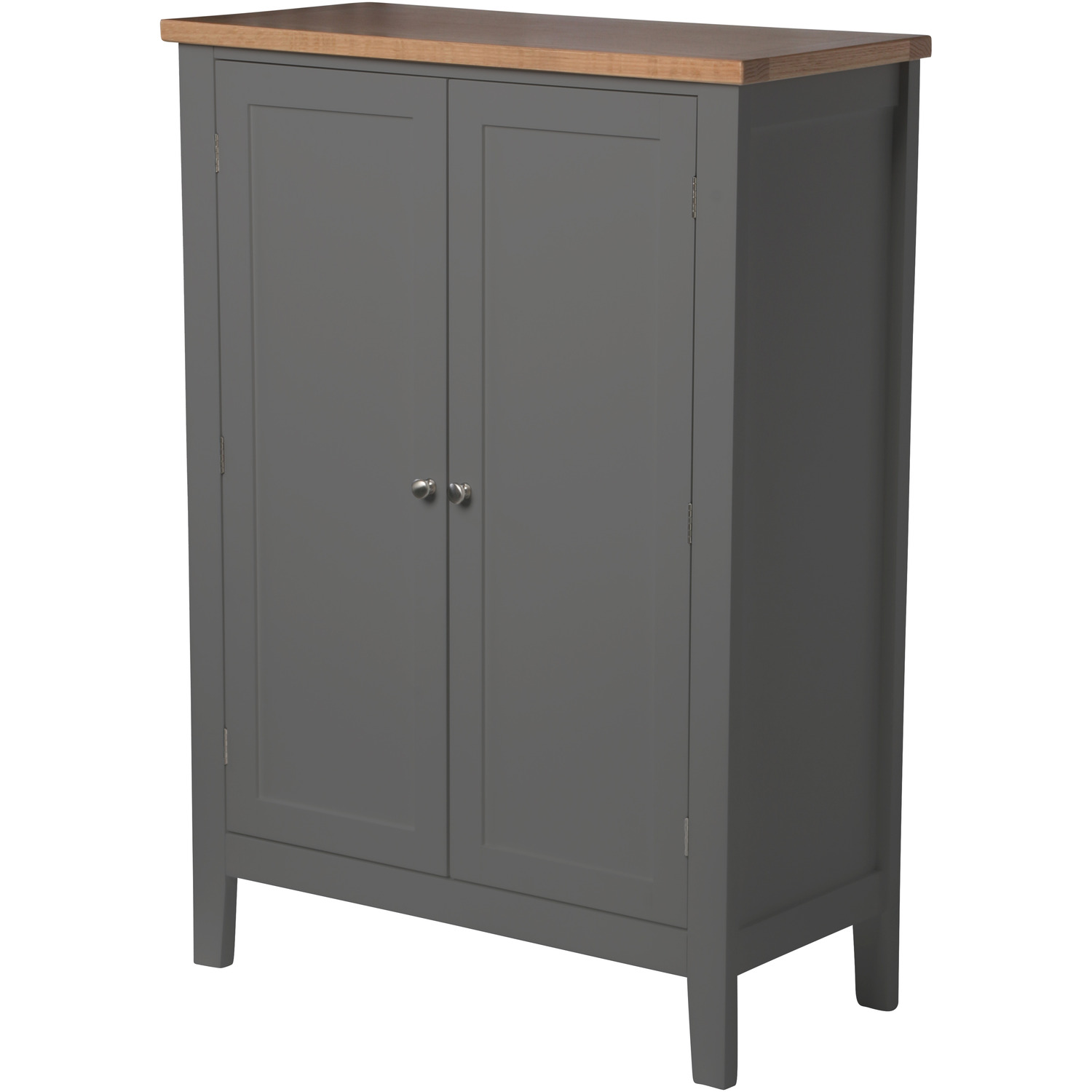 Leines Shoe Storage In Charcoal Grey - Grey