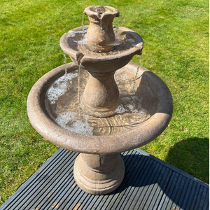 Antique Stone Effect Classic 3 Tier Water Fountain