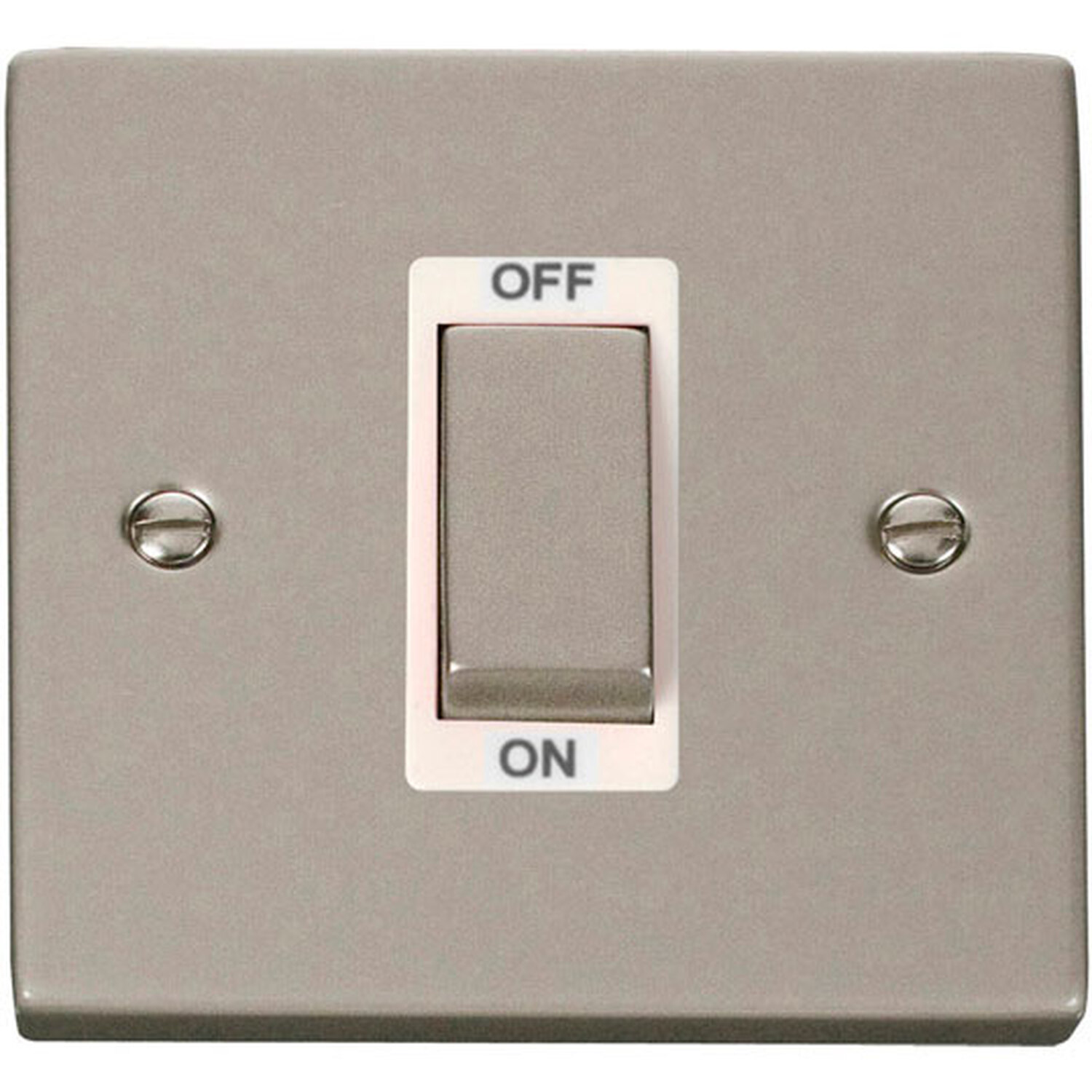 Pearl Nickel 1 Gang Ingot Size 45A Switch