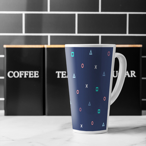 Hipster Pattern Latte Mug