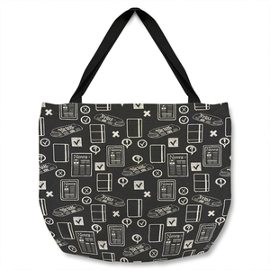 Press And Media Symbols Tote bag