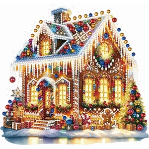 Festive Christmas House Diamond Painting Kit