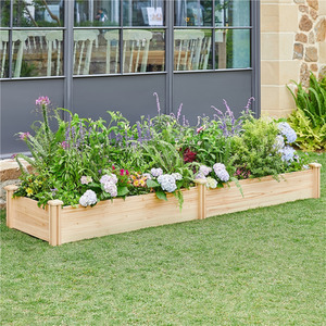 Yaheetech Divisible Planter Box Garden Bed