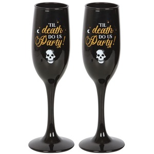 Til Death Do Us Party Champagne Flute Set