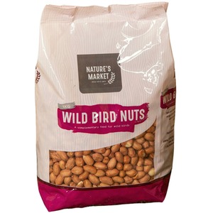 1kg Bag Garden Wild Bird Whole Nuts Feed