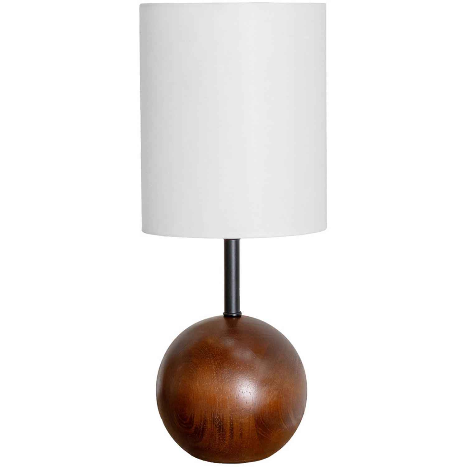Image of Brandon Dark Wood Ball Table Lamp&hellip;