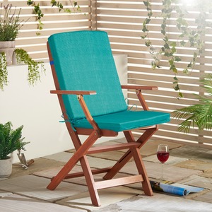 Green Water Repellent Full Chair Seat and Back Pad shot 7850940