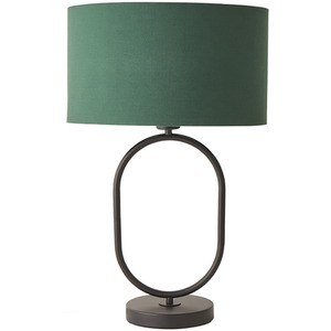 Antonia Table Lamp with Fabric Drum Shade