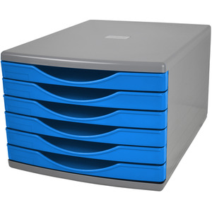 Blue / 21.2cm / 6 Desktop Drawer Tower Set shot 7965302
