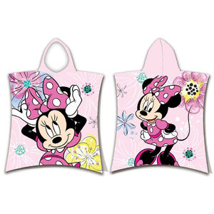 Minnie Mouse Bow Hooded Towel PinkMulticoloured ()