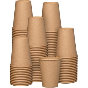 12oz Disposable Kraft Paper Cups Coffee Cup - Brown