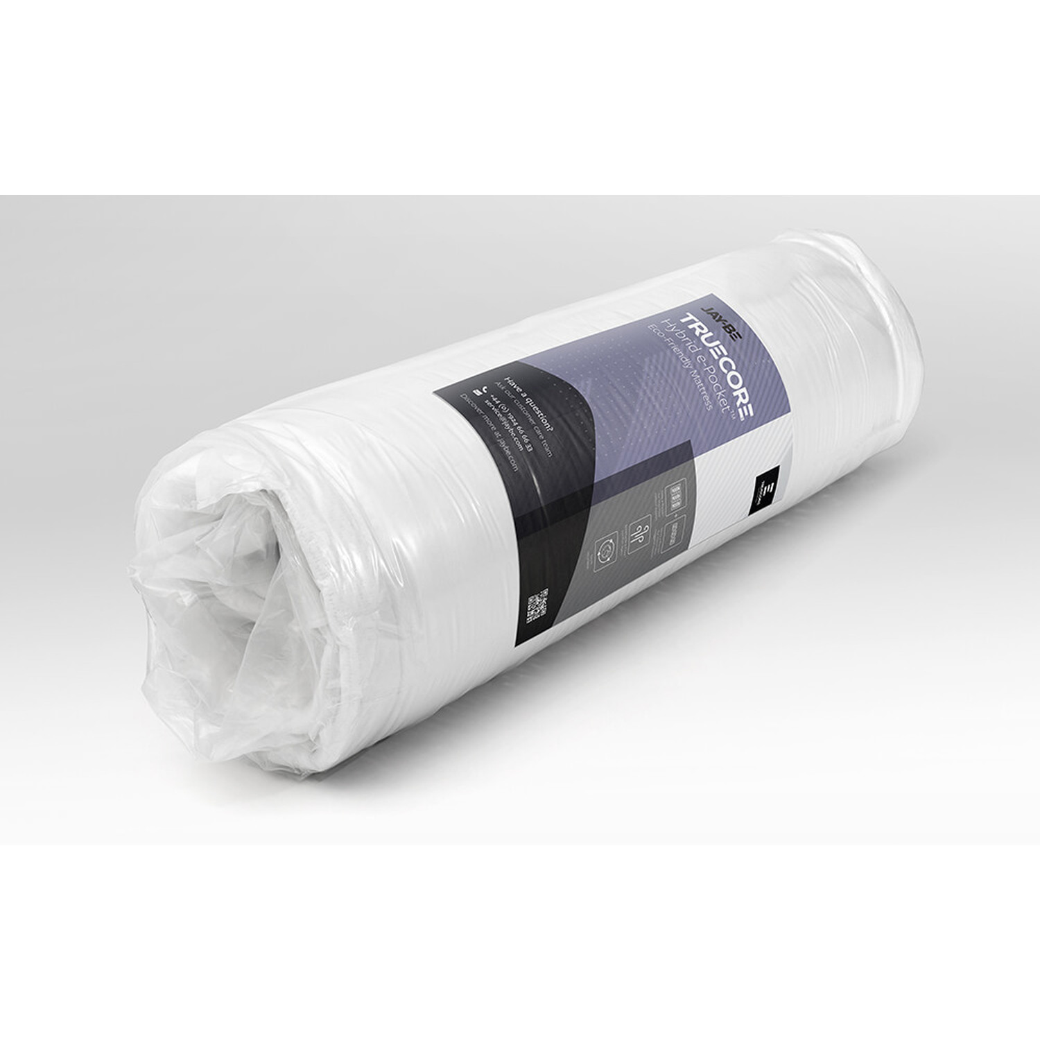 Jay-be 2000 Hybrid E-pocket Truecore Eco-friendly Mattress - White Grey Small Double