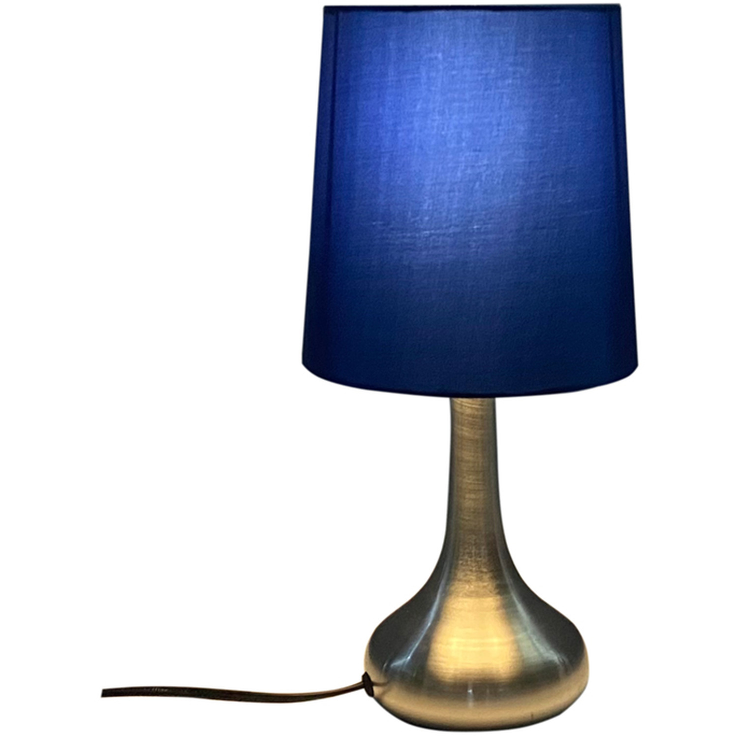 Image of Navilux Chrome Teardrop Touch Table Lamp&hellip;