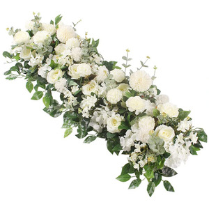 White Rose Floral Aisle Decor for Weddings