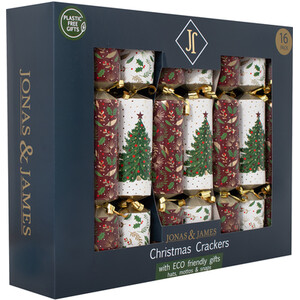 Pack of 16 Enchanted Christmas Tree Crackers