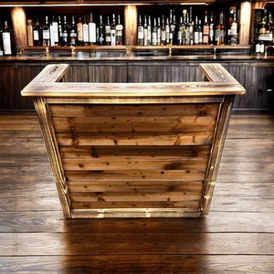 Home Wooden Bar Scottish Interior Drinks Cabinet Counter