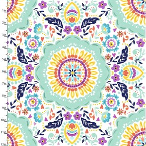 Summer Song Collection Cotton Craft Fabric 110cm wide x 1m long