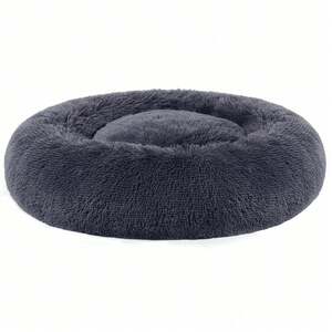 Feandrea Donut Calming Pet Bed with Removable Cover