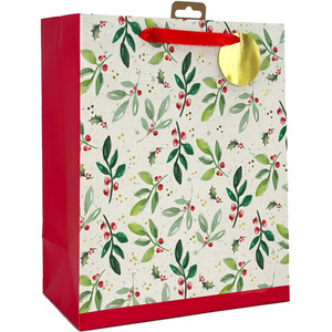 Holly Berry Gift Bag