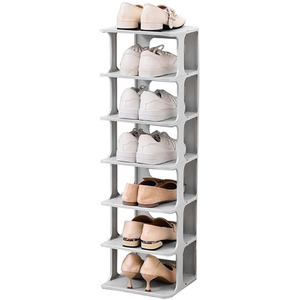 6 Tier Shoe Storage Organizer Compact Plastic Rack