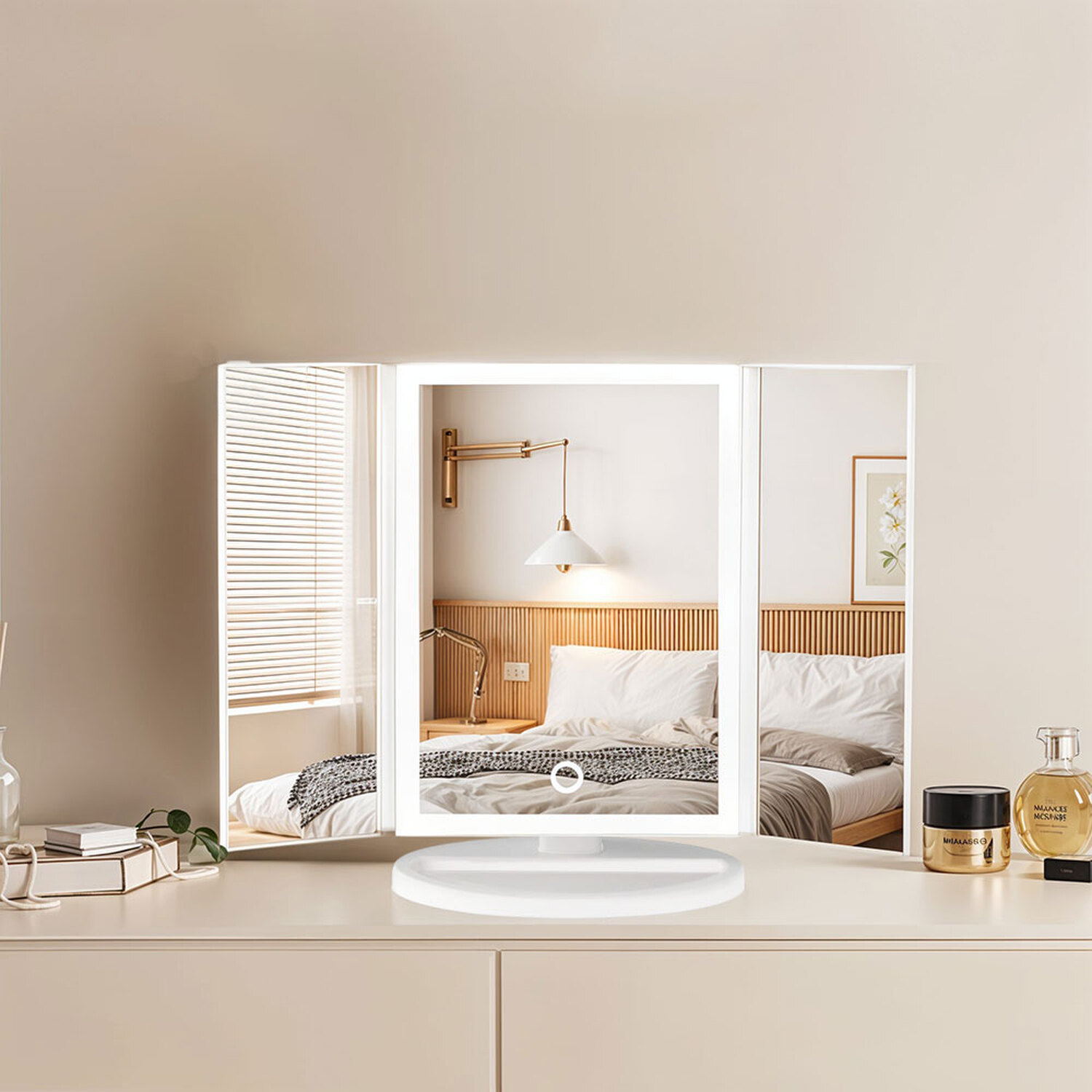 Image of Lifeideas Makeup Mirror with LED Light&hellip;