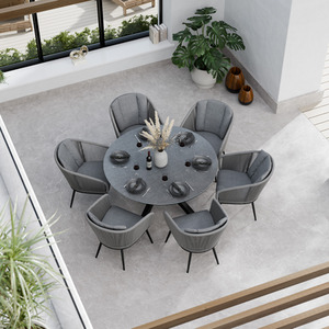 Aspen 6 Seater Ceramic Glass Dining Set