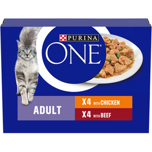 Purina Chicken and Beef Fillets Cat Food