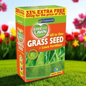Lawn Fertiliser With Fast Grass Seed All In One Lawn Patch Repair